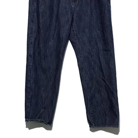 Chaps Blue Straight Fit Cotton Jeans 40x30 - Picture 5 of 10